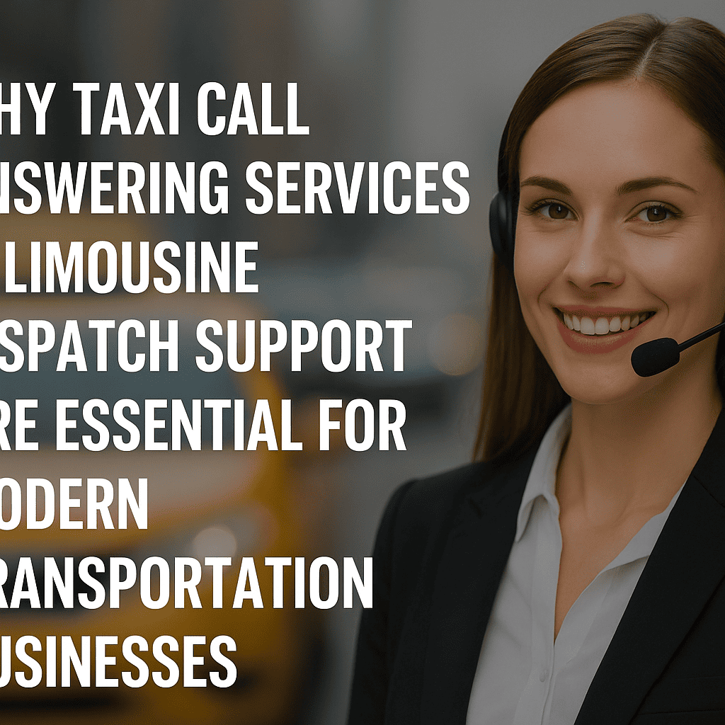 why use taxi call answering service
