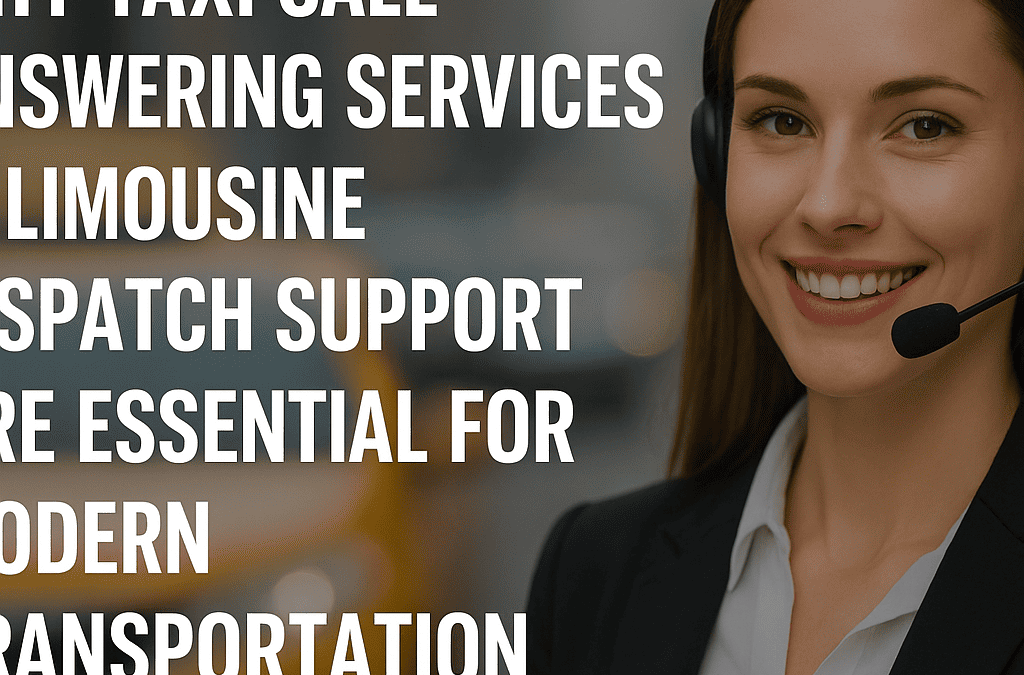 why use taxi call answering service